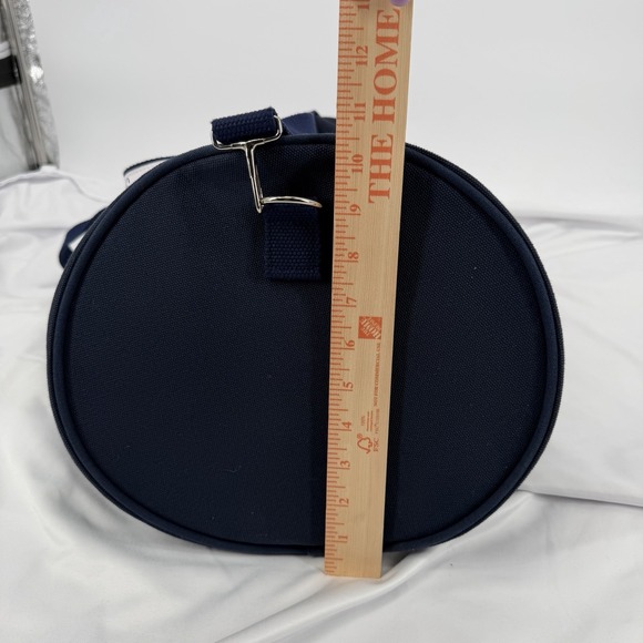 RARE Paramount Pictures Barrel Duffle Bag Messenger Blue Shoulder Strap TV Movie - Picture 5 of 9